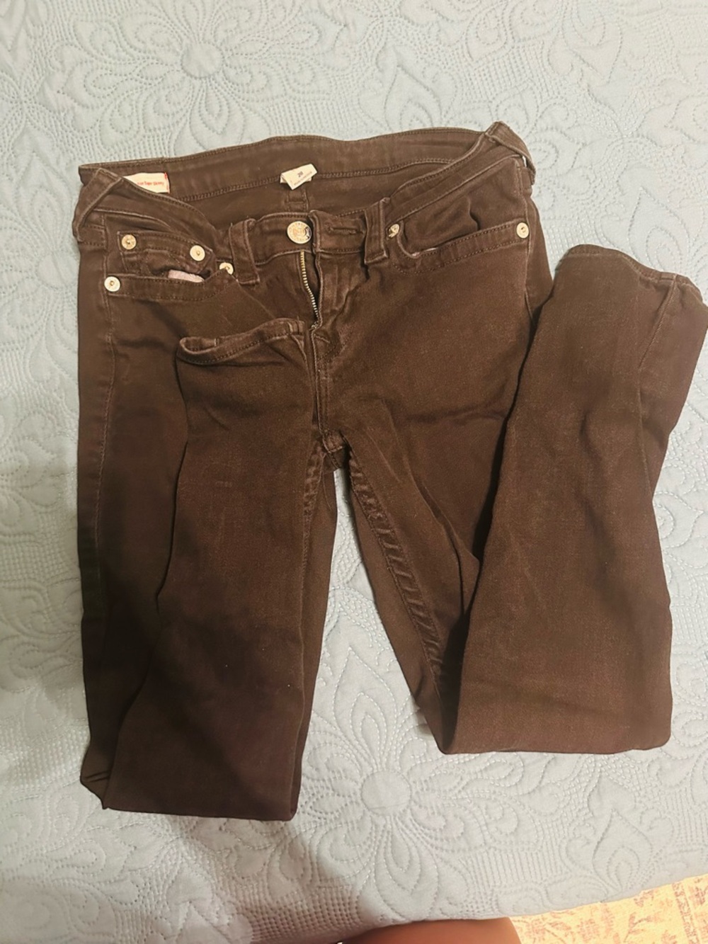 True Religion Women's Skinny Jeans in Brown